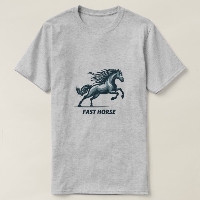 Fast Horse T-shirt (Design framsida)