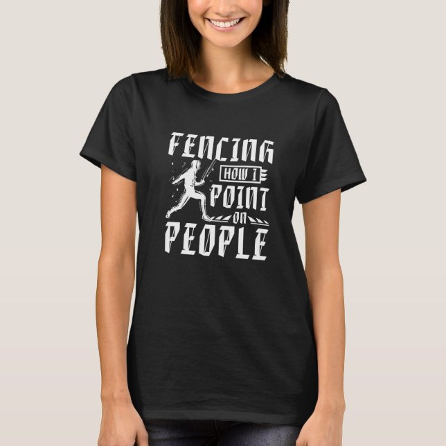 Fäst hur jag pekar på människor t shirt (Framsida)