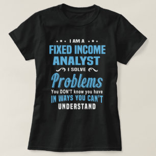 Fast inkomstanalys t shirt