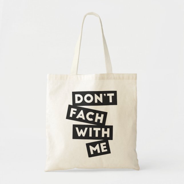 Fäst inte med mina block (ljusvägens version) tygkasse (Framsidan)