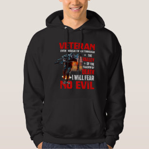Fast jag går genom militärens veteran 22 hoodie