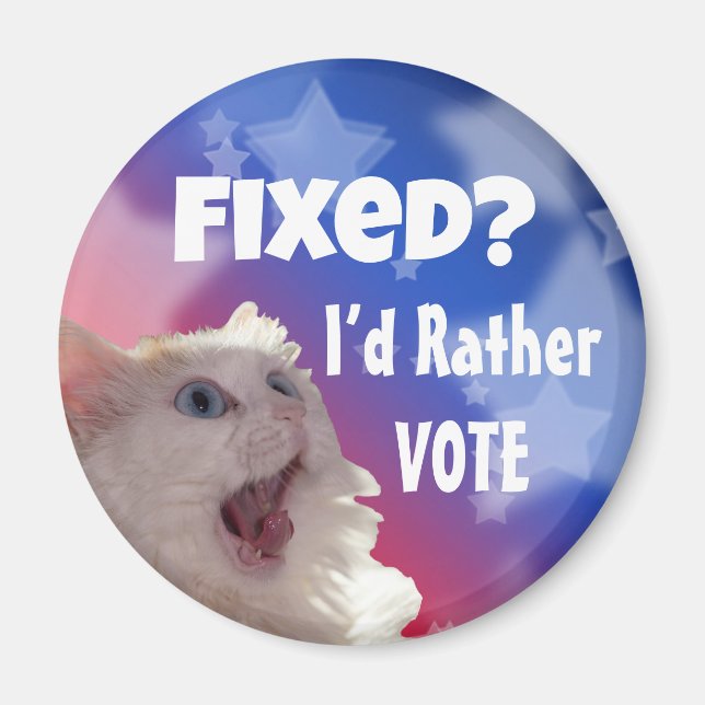 Fast? Jag röstar hellre Magnet (Framsidan)