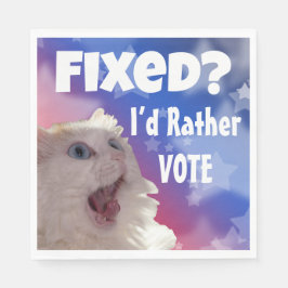 Fast? Jag röstar hellre Pappersservett