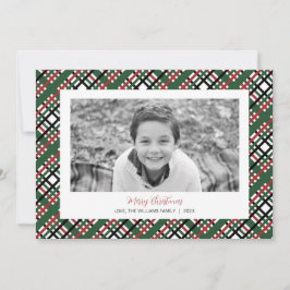 Fäst julfotkort julkort