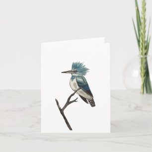 Fäst Kingfisher-mappat anteckningskort
