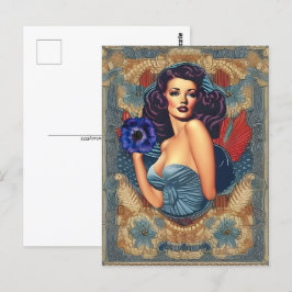 Fäst konst, vykort för postkorsning