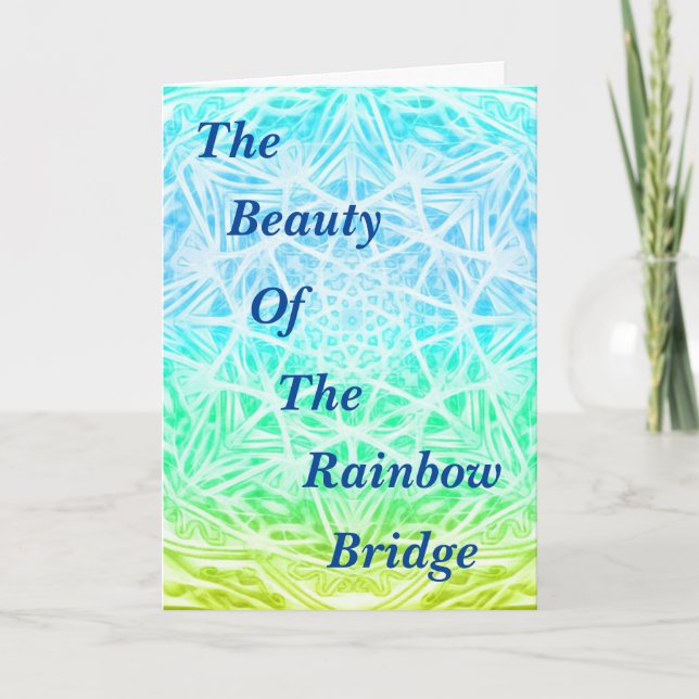 Fäst kort YGB vid regnbågsbron (Framsida)