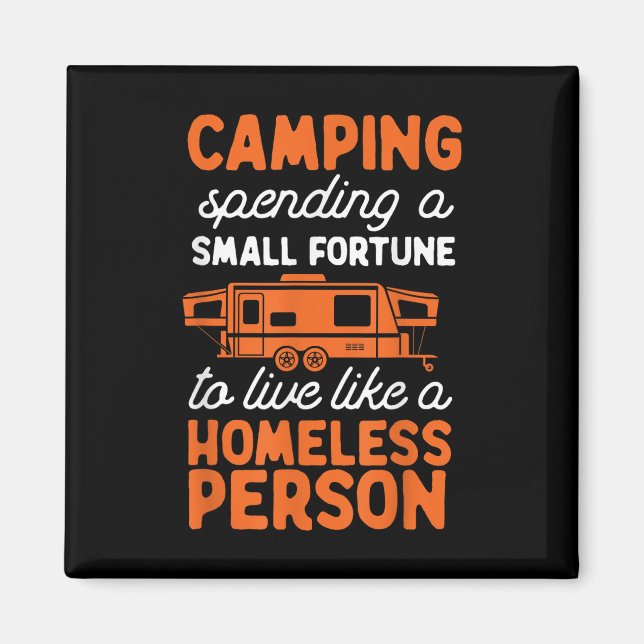 Fäst liten fästpunkt för Campingport-uppspelningsk Magnet (Framsidan)