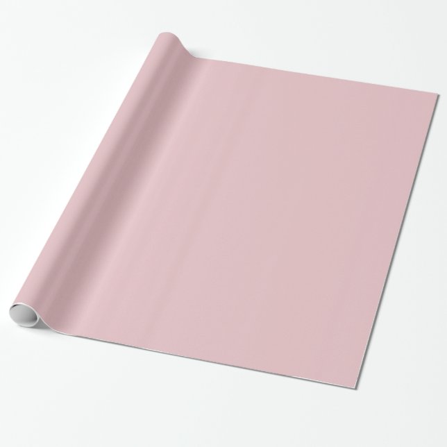 Fast LJUS ROSA SOLID FÄRG BAKGRUND WALLPAP Presentpapper (Utrullad)
