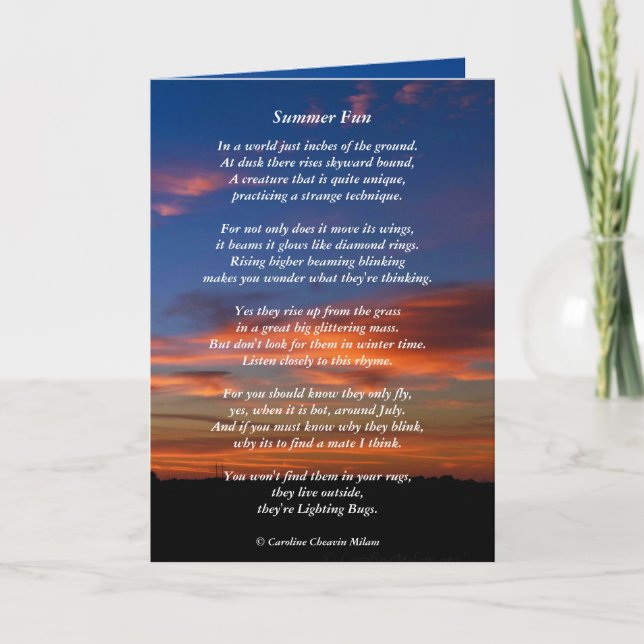 Fäst/Ljusera BugFun Kort (Framsida)