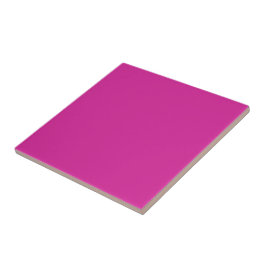 Fast Magenta Rosa Färg | Hex nr D62598 Kakelplatta