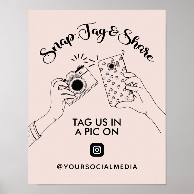 Fäst, Märkre,  Instagram Social Media Poster (Framsidan)