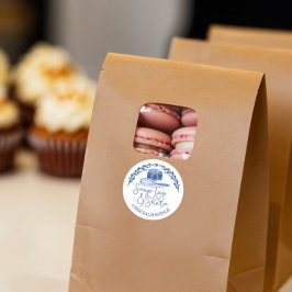 Fäst,Märkre,  Social Media Camera & Bakery Whisk Runt Klistermärke