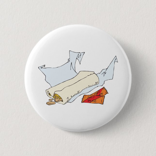 Fast matburrito med hett sås knapp (Framsida)