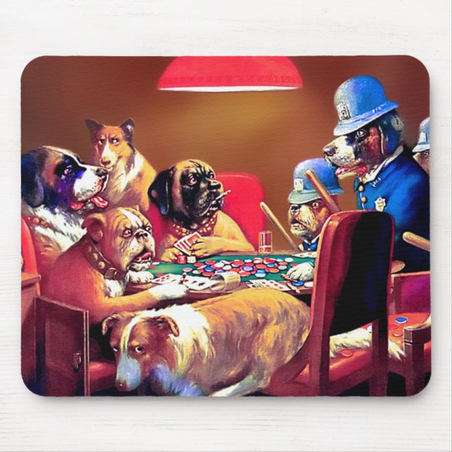 Fäst med fyra Ess Musmatta (Framsidan)