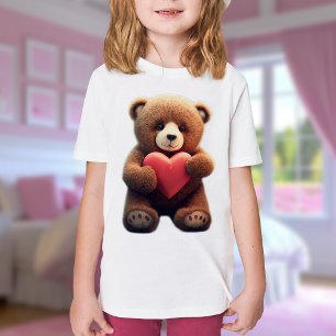 Fäst med hjärta t shirt