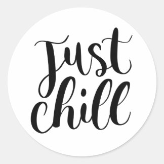 Fäst minimalistisk kalligrafi för journalföring runt klistermärke