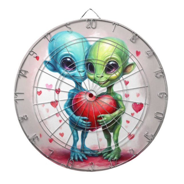 Fäst mitt hjärta darttavla (Framsidan)