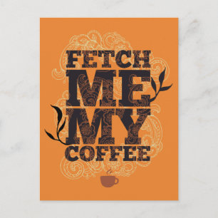 Fäst mitt kaffe (kaffe Älskare) kaffedryck Vykort