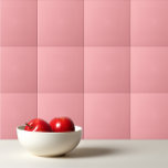 Fast mjuk rosa kakelplatta<br><div class="desc">Solid färg mjuk rosa - enkel design.</div>