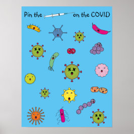 Fäst Nål på COVID Poster