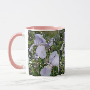 Fast och tyst inspirationsoffert Lila Iris Mugg