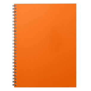 Fast Orange Anteckningsbok Med Spiral