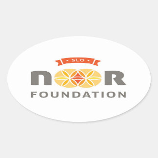 Fäst Ovalt Klistermärke