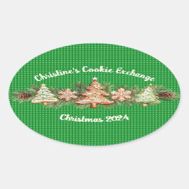 Fäst Ovalt Klistermärke