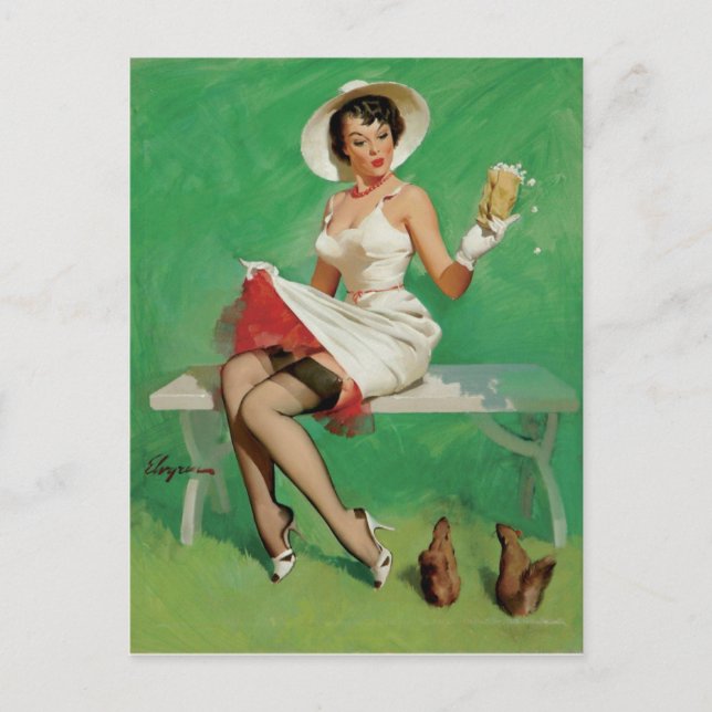 Fäst på ekorrar vykort (Framsida)