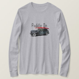 Fäst på klassiskt bilmönster - grundläggande Långä T Shirt
