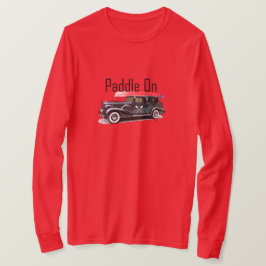 Fäst på klassiskt bilmönster - grundläggande Långä T Shirt