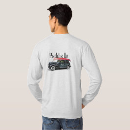Fäst på klassiskt bilmönster - grundläggande Långä T Shirt