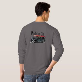 Fäst på klassiskt bilmönster - grundläggande Långä T Shirt