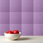 Fast pastel lila Afrikansk violett, enkelt färg Kakelplatta<br><div class="desc">Fast pastellform i färg,  lila afrikansk violett design.</div>