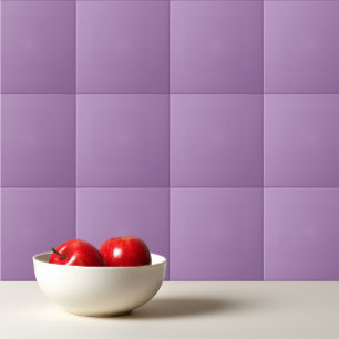 Fast pastel lila Afrikansk violett, enkelt färg Kakelplatta