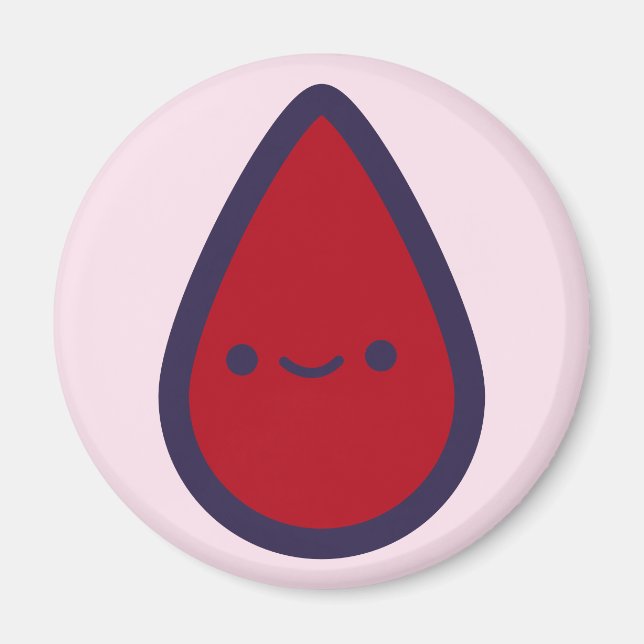 Fäst perioden på Pad Rosa Party Game Biet Magnet (Framsidan)