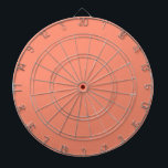 Fast persika darttavla<br><div class="desc">Fast färg-persikodesign.</div>