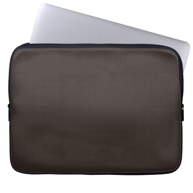 Fast, Plain Walnut Brown Laptop Fodral (Framsidan)