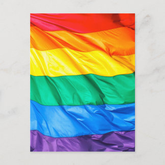 Fast Pride - Flagga Closeup Gay pride Vykort