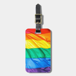 Fast pride - gay prideflaggaCloseup Bagagebricka