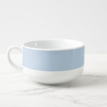 Fast pulverblå soppmugg<br><div class="desc">Här är en vacker,  mjuk färg av blått. Designad i den vackra staten Washington,  USA,  av en frilansartist från oberoende (WHopsidoodle) för ditt nöje.</div>