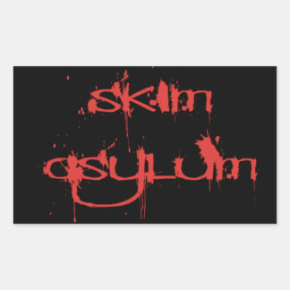 Fäst (rektangel) rektangulärt klistermärke