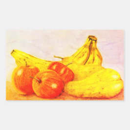 Fäst Rektangulärt Klistermärke