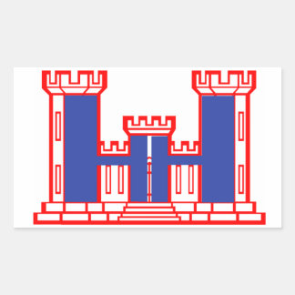 Fäst Rektangulärt Klistermärke