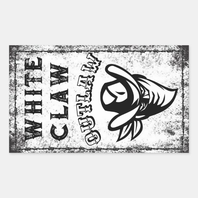 Fäst Rektangulärt Klistermärke (Framsida)