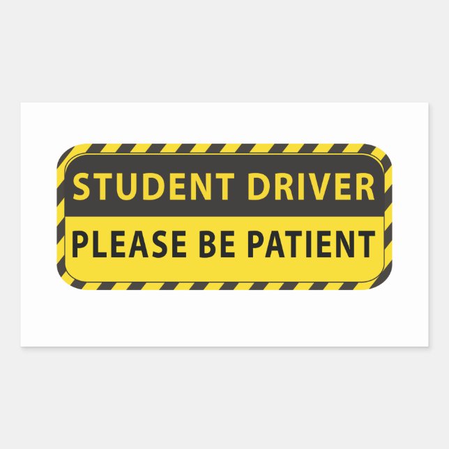 Fäst Rektangulärt Klistermärke (Framsida)