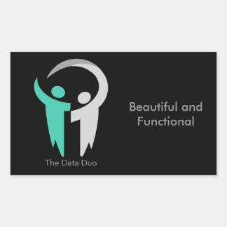 Fäst Rektangulärt Klistermärke