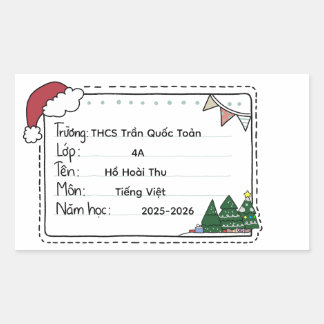 Fäst Rektangulärt Klistermärke