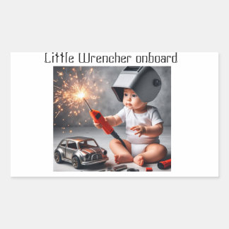 Fäst Rektangulärt Klistermärke